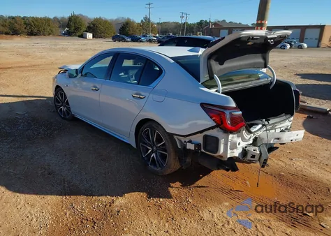 2018 Acura Rlx Sport Hybrid Advance Package z USA, uszkodzony, nr VIN JH4KC2F90JC000306